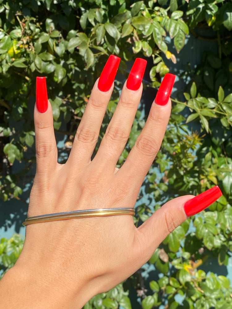 Image of Nickel Gold Palm Cuff Duo 