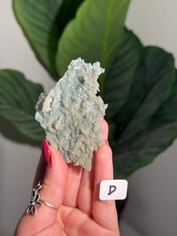 Image 4 of DOUBLE SIDED SUGAR COATED FOREST GREEN APOPHYLITE CRUST -INDIA- LOT 1