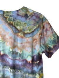 Image 9 of XS Crop Tee in Rustic Earthy Agate Ice Dye