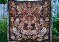 Image 1 of Owls Woven Blanket