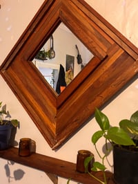 Image 4 of Diamond Shaped Rimu Mirror