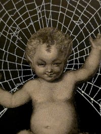 Image 4 of Antique 1800s book engraving-  PUCK- Real Web