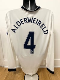 Image 3 of Tottenham Hotspur “ALDERWEIRELD 4” 2015/16 LS Home Shirt + patches 