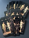 Jeu de 52 cartes vintage, rare, Les nus dans l’histoire de l’Art!