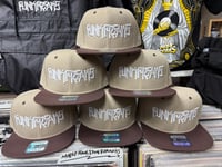 Khaki / brown  placaso hats 