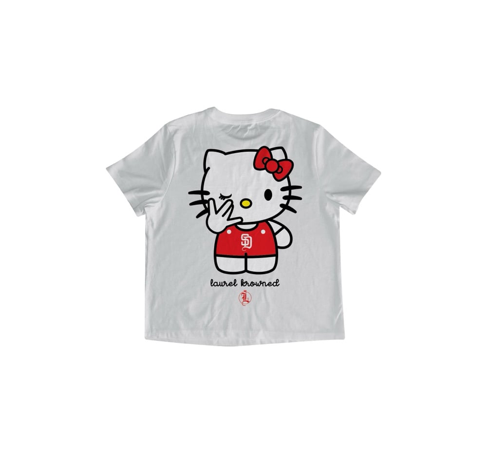 Image of "SD KITTY” Women’s Tee (White)