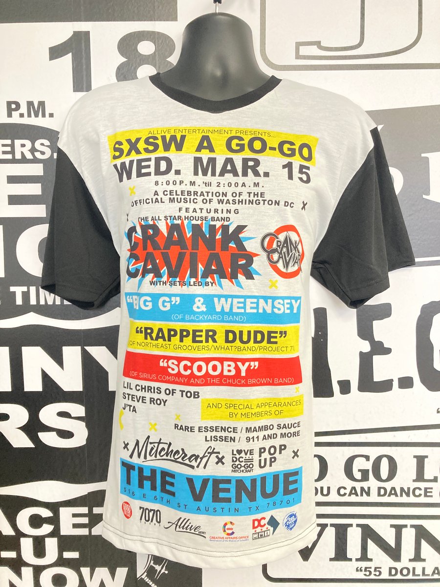 Image of SXSW Poster by MITCHCRAFT White/Black Tee