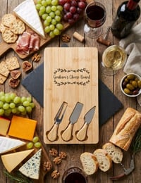 Image 1 of Personalised Cheese and Tools Board