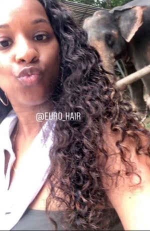 Image of [TAPE-IN] · AQUA CURL INDIAN TAPE IN