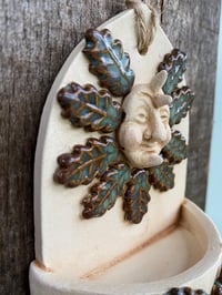 Image 4 of Green man Figure Folklore Wall Shrine