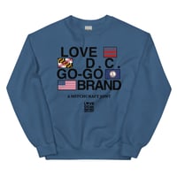 Image 1 of LOVEDCGOGO "A MITCHCRAFT JOINT" Light Unisex Sweatshirt (see color options)