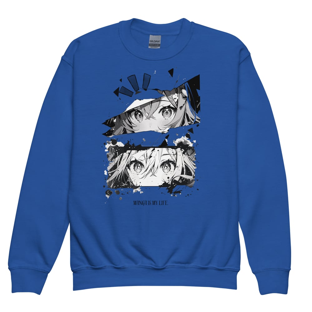 ZEN EXP - “Manga Is My Life” Youth crewneck sweatshirt