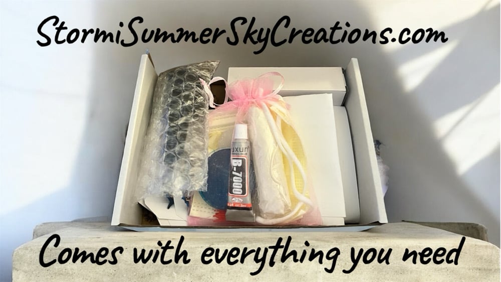 Image of DIY 3D UV Resin Birth Month Butterfly Box