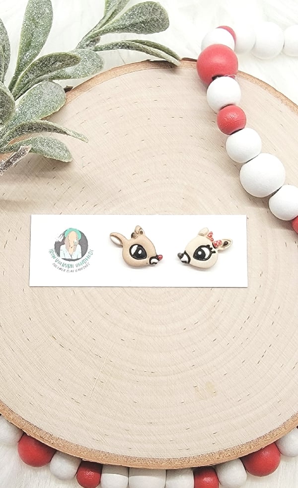 Image of Classic Reindeer Studs