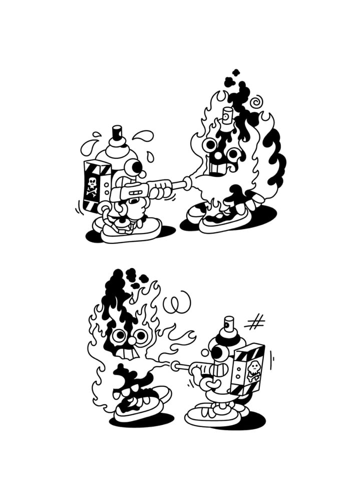 Image of Bomb vs bomb pack