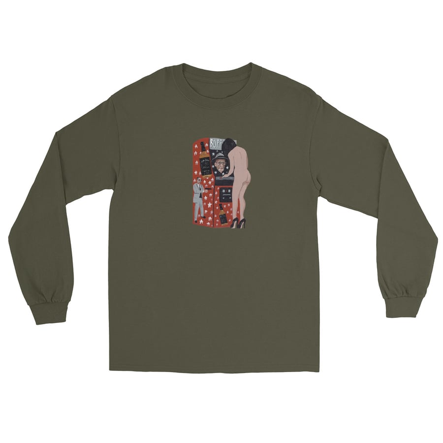 Image of BURROUGHS ARCADE GAME LONG SLEEVE SHIRT