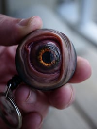 Image 17 of Handmade Realistic Eye Badge Reel Keychain