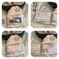 Image 7 of Junk Journal lace samples book envelope