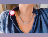 Image 3 of *new* SILVER HEMATITE HORIZONS necklace