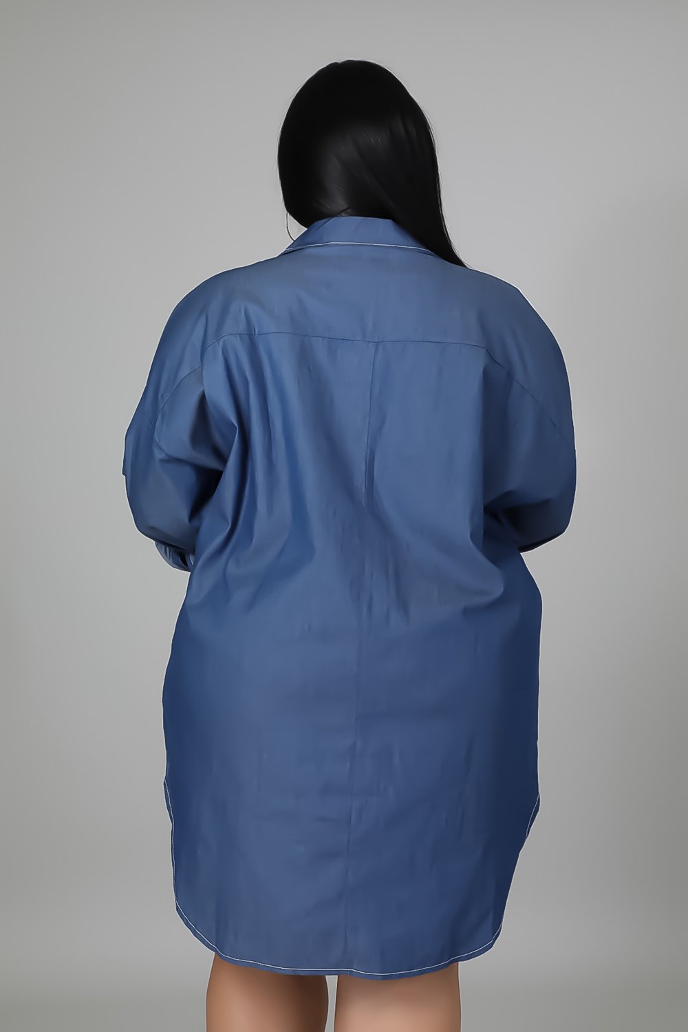 Image of Casual Denim Dress