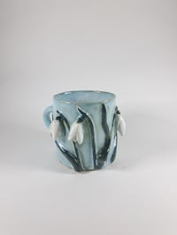 Image 3 of snowdrop mug (blue)