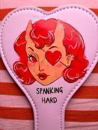 Image 3 of Devil lady spanking paddle