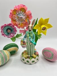 Image 1 of Miniature art doll sculpture, Easter bunny
