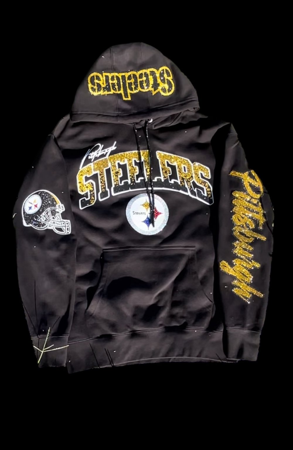 Black and Gold Pittsburgh Hoodie