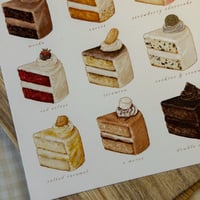 Image 2 of 'Cake Menu' Art Print