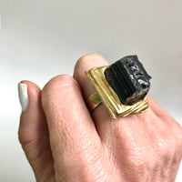 Image 5 of beloved black tourmaline ring 