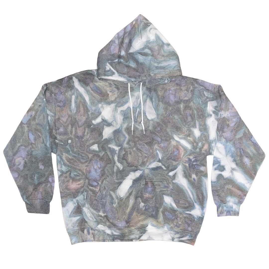 Timberwolf Ice Dye Hoodie | friedcrisp