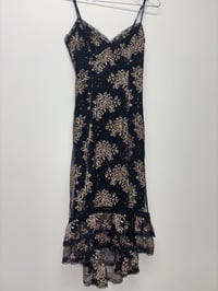 Image 1 of betsey johnson mesh overlay dress