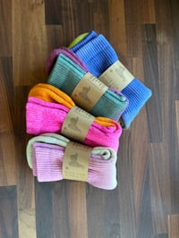 Image 1 of LIMITED STOCK - Hand Dyed Everyday Alpaca & Merino Blend Socks