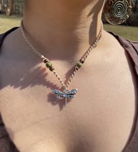 Image 2 of Dragonfly beaded necklace 