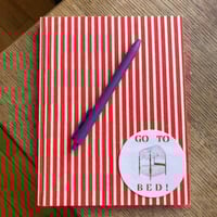 Image 2 of GO TO BED! fabric sticker