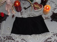 Image 2 of Pinstripe lace up short 
