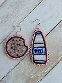 Image 1 of Milk and Cookie earrings 