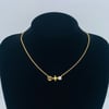 New LV Gold Plated Necklace 