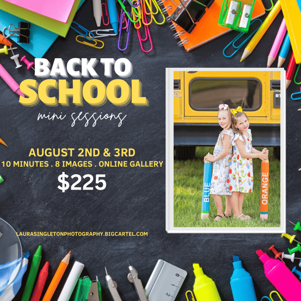 Image of Back to School Mini Sessions