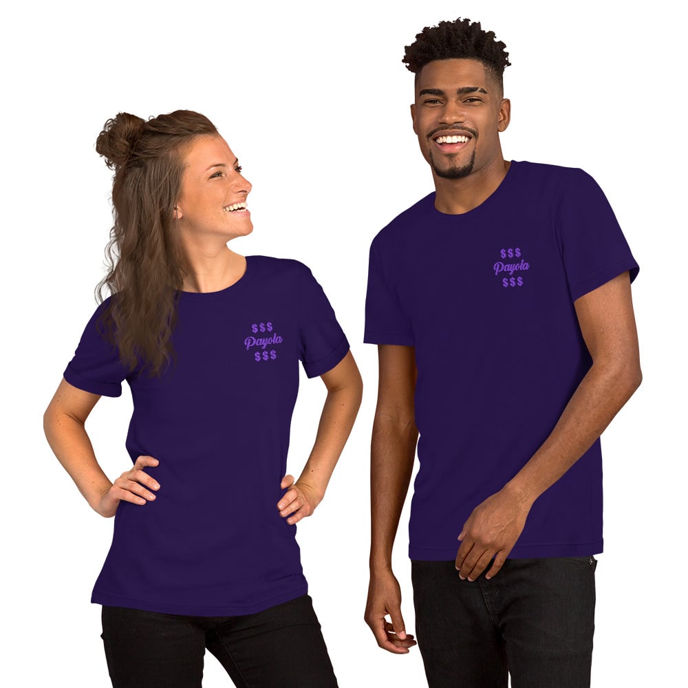 Payola Embroidery Short-Sleeve Unisex T-Shirt