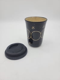 Image 5 of Black Goddess Moon Short Travel Mug  
