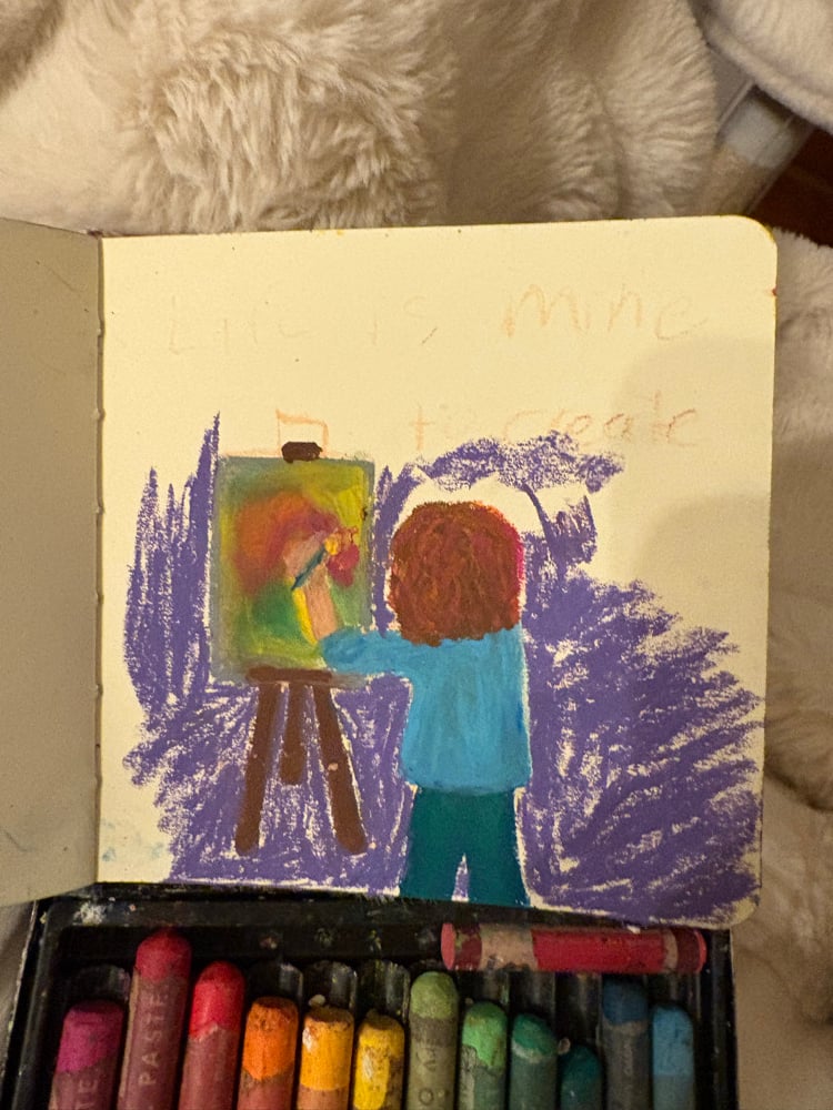 Image of life is mine 5x5 mini art print