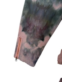 Image 4 of ♻️ UPCYCLED XL Orvis 100% Cotton Knit Jacket in Muted Overdyed Ice Dye