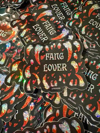 Image 3 of fang connoisseur glitter sticker 