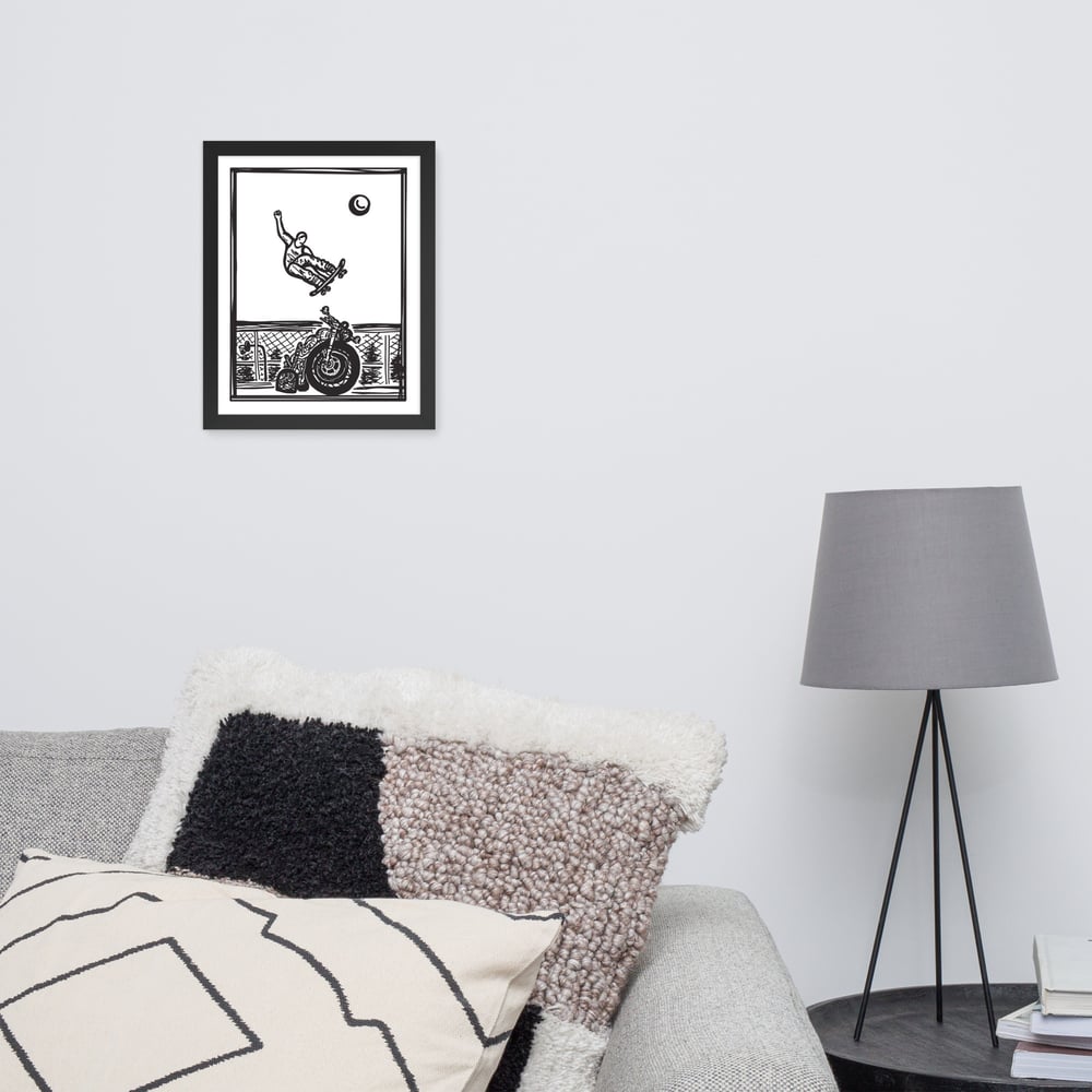 Sweet Len Skate Print - Framed
