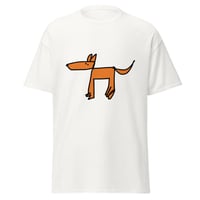 "Orange Puppy" T-shirt blanca