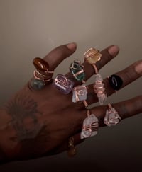 Image 1 of 5pc Adjustable Copper Ring Stack✨