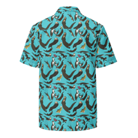 Image 4 of Otters of the world button-up shirt