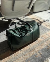 Image 1 of  K&YFOB weekender bag in ENGLISH RACING GREEN 