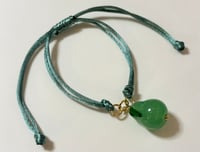 glass pear bracelet 